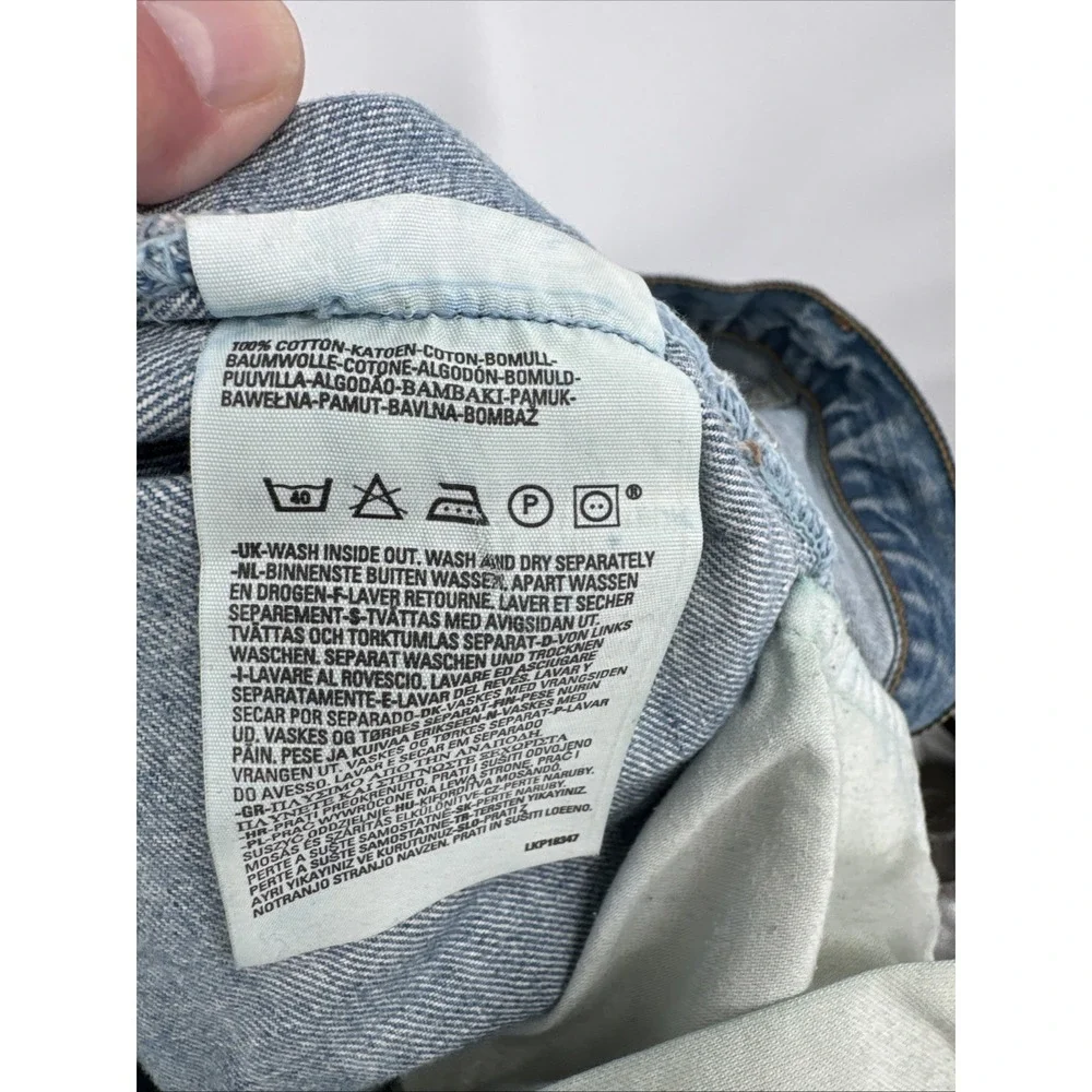 Vintage LEVI'S Men 507 04 Regular Straight‎ Jeans Size W36 34L Unique Fade